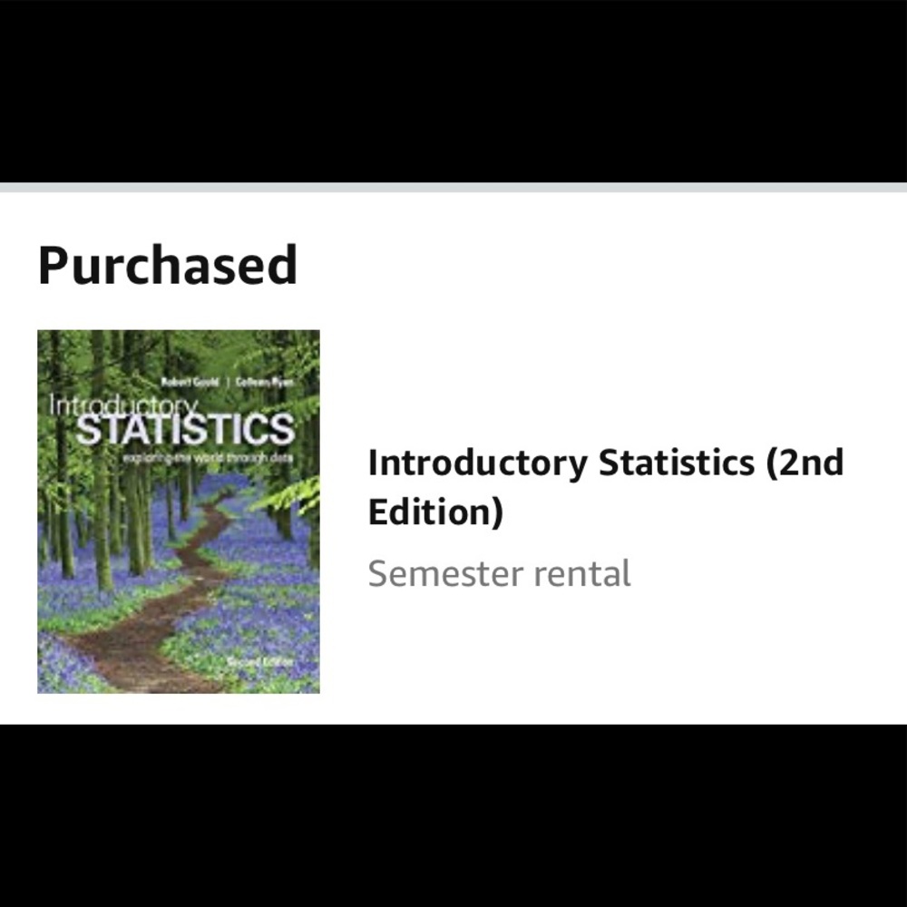 Statistics textbook